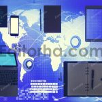 Digital device on a cyber space table