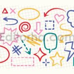 hand drawn doodle pack mogrt