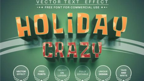horror party editable text effect font style