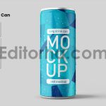 Long Drink Can Mockup - Standing View1