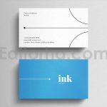 Minimal Blue Business Card template