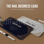 nail professional business card