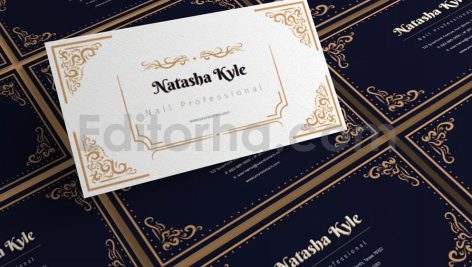 nail professional business card