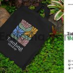 Realitistic Dark-Colored Tote Bag Mockup1