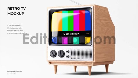 Retro TV Mockup1