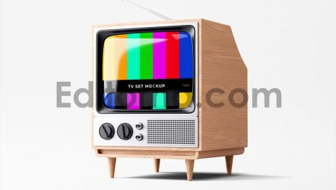 Retro TV Mockup4