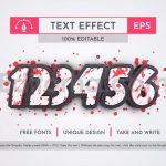 slasher editable text effect font style