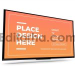 Smart TV Display Mockup Template Set3