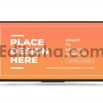 Smart TV Display Mockup Template Set4