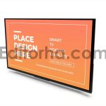 Smart TV Display Mockup Template Set6