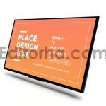 Smart TV Display Mockup Template Set9