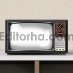Vintage Retro TV Mockup Set2