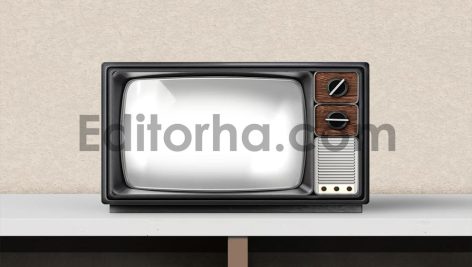 Vintage Retro TV Mockup Set2