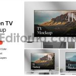 Wide Screen TV Mockup1