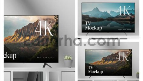 Wide Screen TV Mockup2
