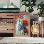 Wooden Picture Frame In Interior Mockup3