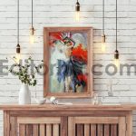 Wooden Picture Frame In Interior Mockup5