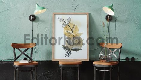 Wooden Picture Frame Mockup4
