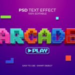 Arcade Game Text Effect