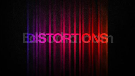دانلود استایل آماده متن اعوجاج رنگی Color Distortion Text Effect