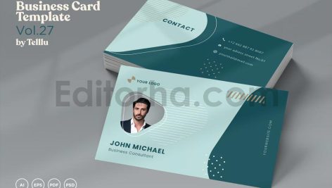business card vol 27 modern businessman
