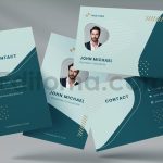 دانلود فایل لایه باز کارت ویزیت مدرن و حرفه ای برای بازرگانان