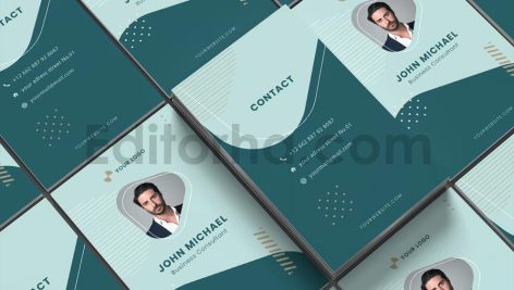 business card vol 27 modern businessman