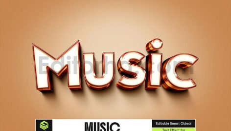 Music Text Effect