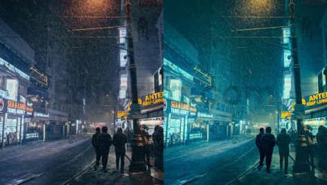 ai optimized night photography lightroom presets