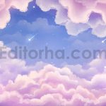 دانلود مجموعه فایل لایه باز بک گراند آسمان آبرنگی Watercolor Sky Background