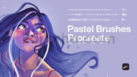 10 Pastel Brushes Procreate