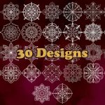 30 Mandala Photoshop Stamp Brushes