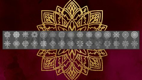 30 Mandala Photoshop Stamp Brushes