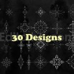 30 Tattoo Ornament Photoshop Stamp Brushes