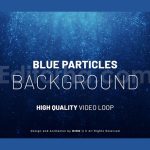 Blue Particles Background