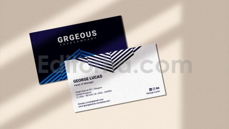 Blue – Business Card Template