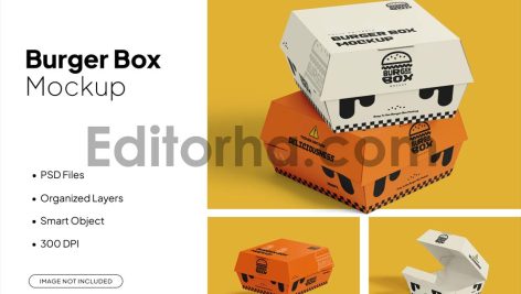Burger Box Mockup1