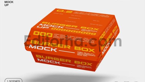 Burger Box Mockup1