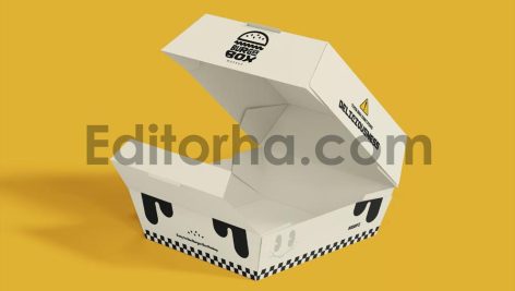 Burger Box Mockup4