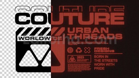 CRT Screen Text Effect