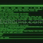 CRT Screen Text Effect