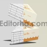 Cake Slice Box Mockup4