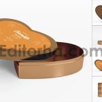 Chocolate Tin Can Branding Mockup Set.1