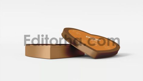 Chocolate Tin Can Branding Mockup Set.2
