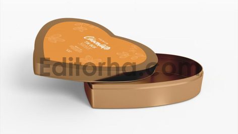 Chocolate Tin Can Branding Mockup Set.4