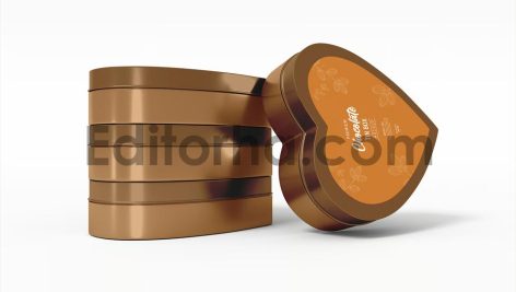 Chocolate Tin Can Branding Mockup Set.6
