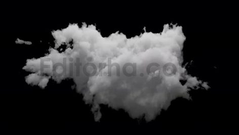 3D Cloud with alpha channel and looping animation