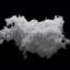3D Cloud with alpha channel and looping animation
