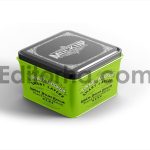 Colored Metal Tin Mockup 4