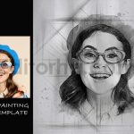 Sketch Painting Photoshop Template